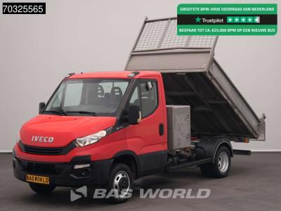 Iveco Daily 35C12 Kipper met Kist Dubbellucht 3,5t Trekhaak Airco Cruise Euro6 Tipper Benne Kieper Airco en vente par BAS World B.V.