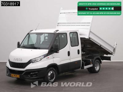 Iveco Daily 35C14 Dubbel Cabine Open Laadbak Dubbellucht Airco Cruise Euro6 Pritsche Pickup Open Box Airc en vente par BAS World B.V.