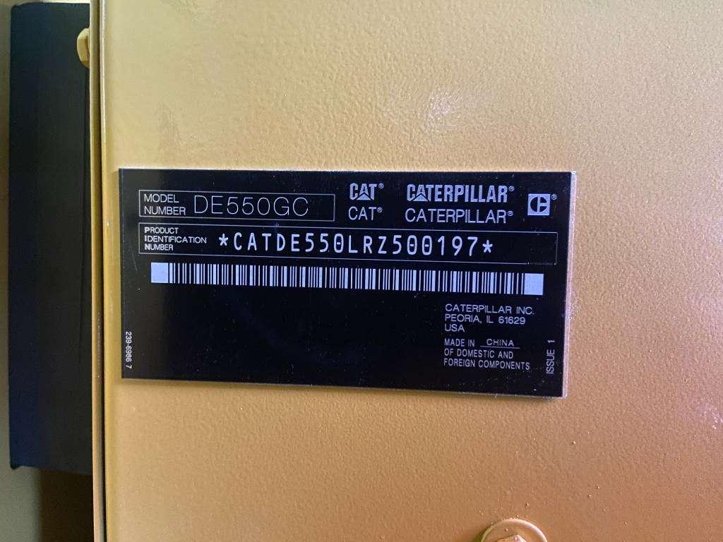 Caterpillar DE550GC - 550 kVA Stand-by Generator - DPX-18221 Photo 15