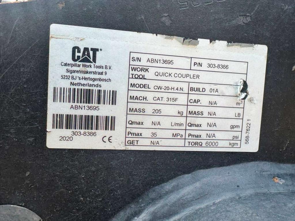 Caterpillar Quick coupler CW 20 H.4.N Photo 9
