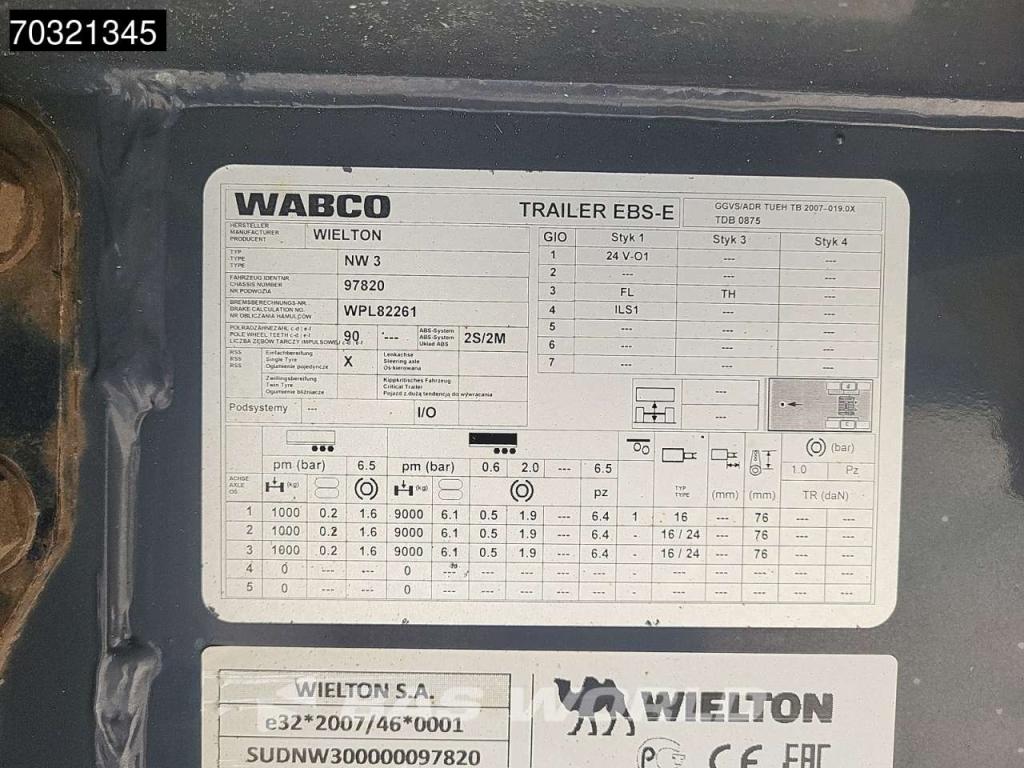 Wielton NW 3 Multi kappen Lift Axle ALU 30m3 Photo 30