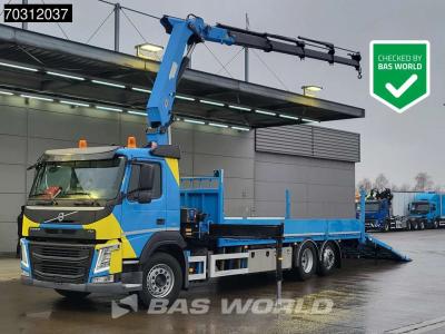 Volvo FM 410 FM 6X2 6x2*4 HMF 2120-K4 Crane + Ramps Euro 6 en vente par BAS World B.V.
