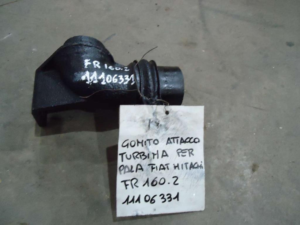 Gomito attacco turbina pour Fiat Hitachi FR160.2 (CODICE 11106331) Photo 2