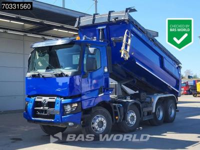 Renault C 480 C 8X4 16m3 Meiller tipper Full Steel suspension Big-Axle Euro 6 en vente par BAS World B.V.