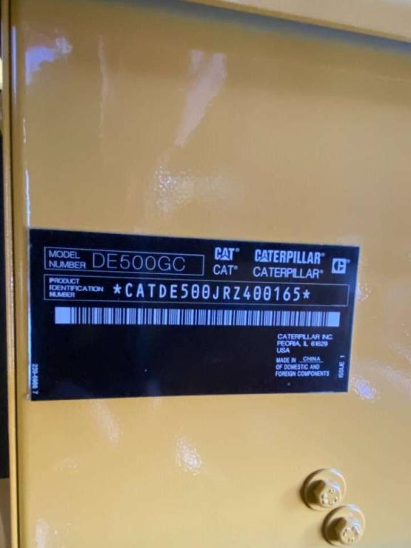 Caterpillar DE500GC - 500 kVA Stand-by Generator - DPX-18220 Photo 20