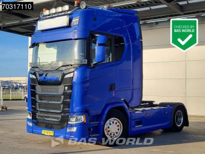 Scania S500 S 4X2 NL-Truck Retarder Hydraulic 2xTanks ACC Navi Standklima en vente par BAS World B.V.