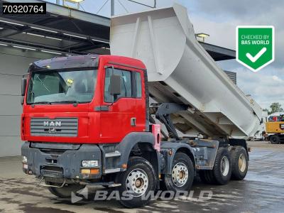 Man TGA 35.D28 8X4 15m3 tipper Steel suspension Big-Axle Manual Euro 2 en vente par BAS World B.V.