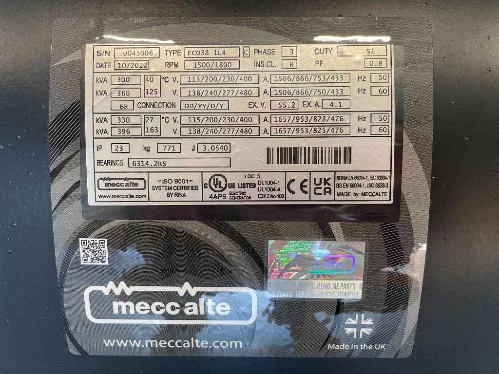 MeccAlte ECO38 - 300 kVA Alternator - DPX-25115 Groupe électrogène Photo 6