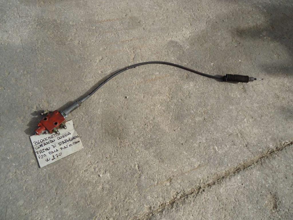 Commande de frein à main pour Fiat Hitachi W270 Photo 3