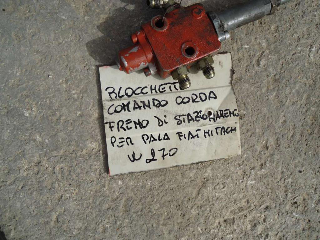 Commande de frein à main pour Fiat Hitachi W270 Photo 4
