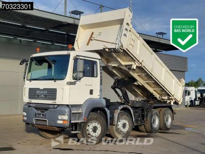 Man TGA 35.440 8X4 12m3 tipper Steel suspension Manual Retarder Euro 4 en vente par BAS World B.V.