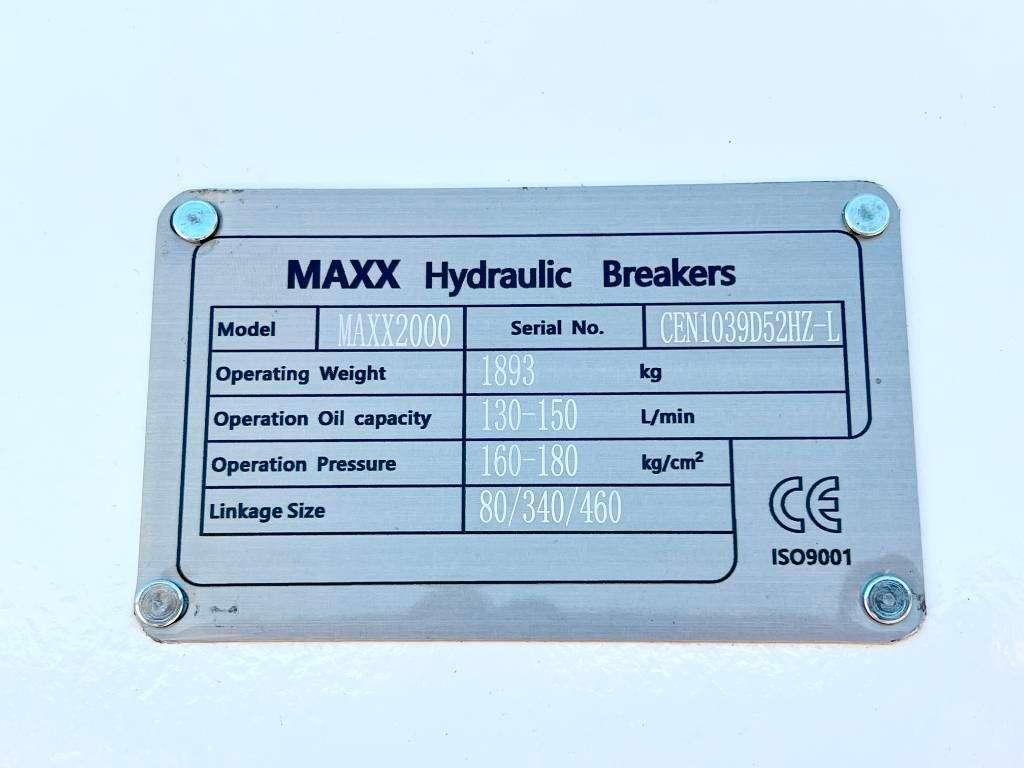Maxx 2000 hammer / 18-26 ton /hydraulic breaker / Marteau hydraulique Photo 9