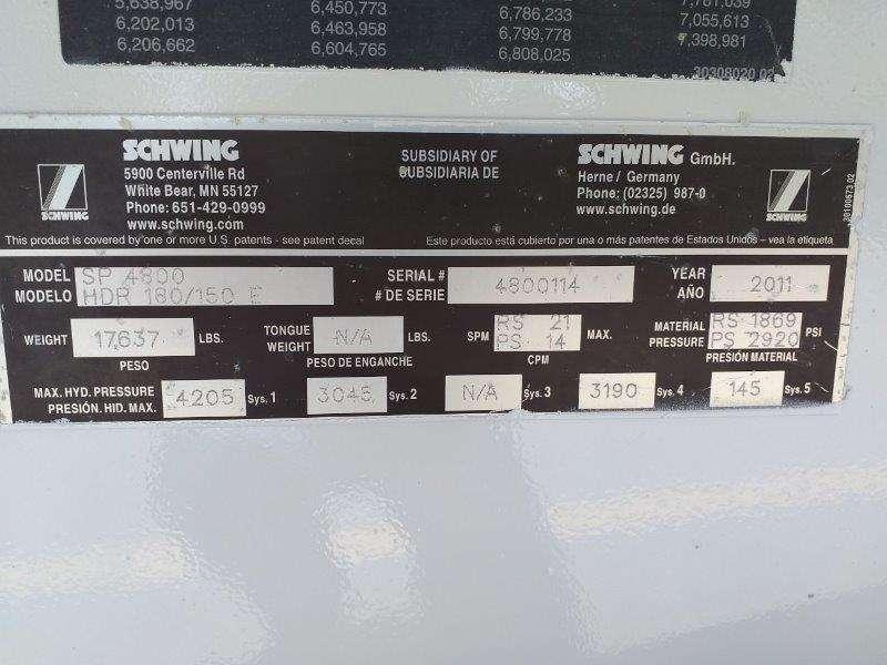 Schwing SP 4800 E Photo 15
