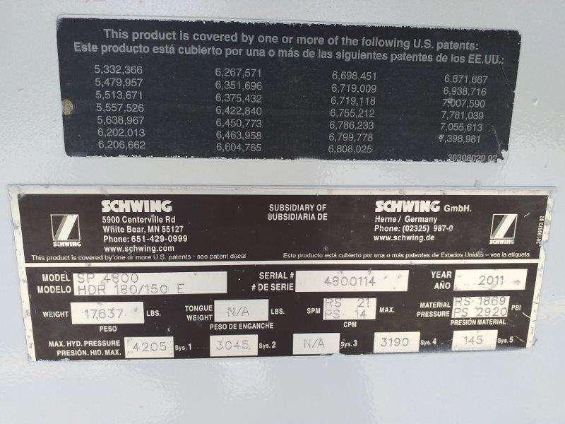 Schwing SP 4800 E Photo 18
