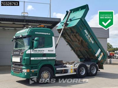 Scania R730 6X4 11m3 tipper Retarder Automatic Euro 5 en vente par BAS World B.V.