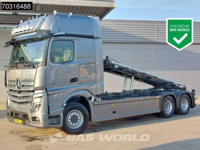Mercedes-Benz Actros L 2848 6X2 HTS 30 tons cable system Lift-Axle Full Air Automatic Euro 6 en vente par BAS World B.V.