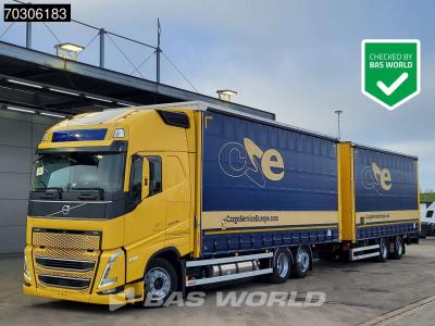 Volvo FH 460 6X2 Curtainsider Combi LNG Engine Sliding roof Lift Axle I-Park cool VEB+ en vente par BAS World B.V.