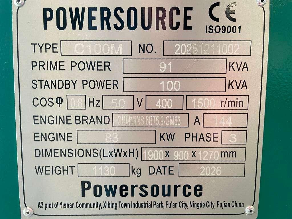 Cummins 6BT5.9-GM83 - 100 kVA Marine Generator - DPX-19751 Photo 6