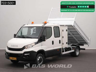 Iveco Daily 35C16 Open Laadbak Dubbellucht 160PK 3,5t Trekhaak Navi Cruise Euro6 Tipper Benne Kieper Trek en vente par BAS World B.V.