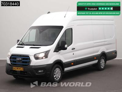Ford e-Transit 184pk Elektrisch 68kWh 317km WLTP L4H3 Hoog Dak Navi Airco Cruise Parkeersensoren v+a SYN en vente par BAS World B.V.