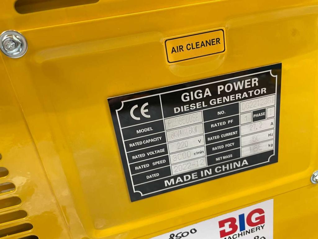Giga Power PLD8500SE 8 kVA silent generator Photo 10