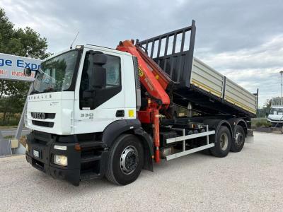 Iveco STRALIS 330 euro 5 ribaltabile GRU PALFINGER Photo 1
