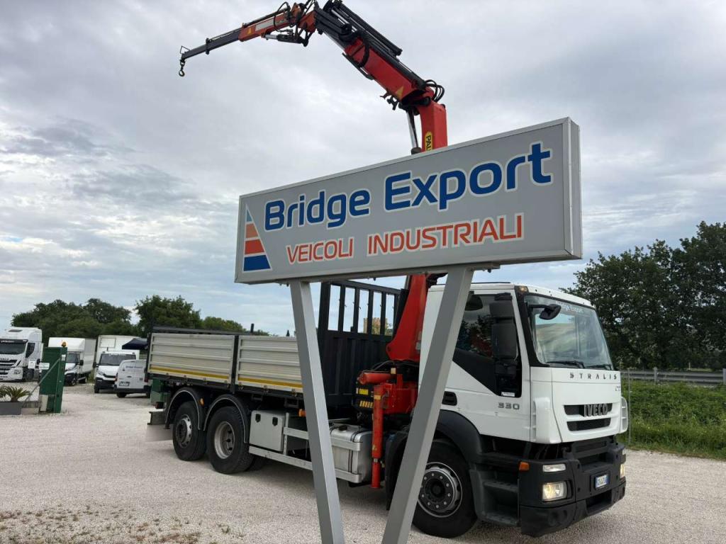 Iveco STRALIS 330 euro 5 ribaltabile GRU PALFINGER Photo 5