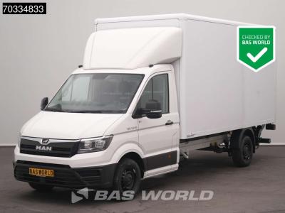 Man TGE 3.140 Automaat Laadklep Bakwagen Airco Cruise Camera Euro6 Meubelbak Koffer A/C Cruise control en vente par BAS World B.V.