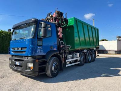 Iveco STRALIS 260.450 SCARRABILE CON GRU en vente par Aurora Srl