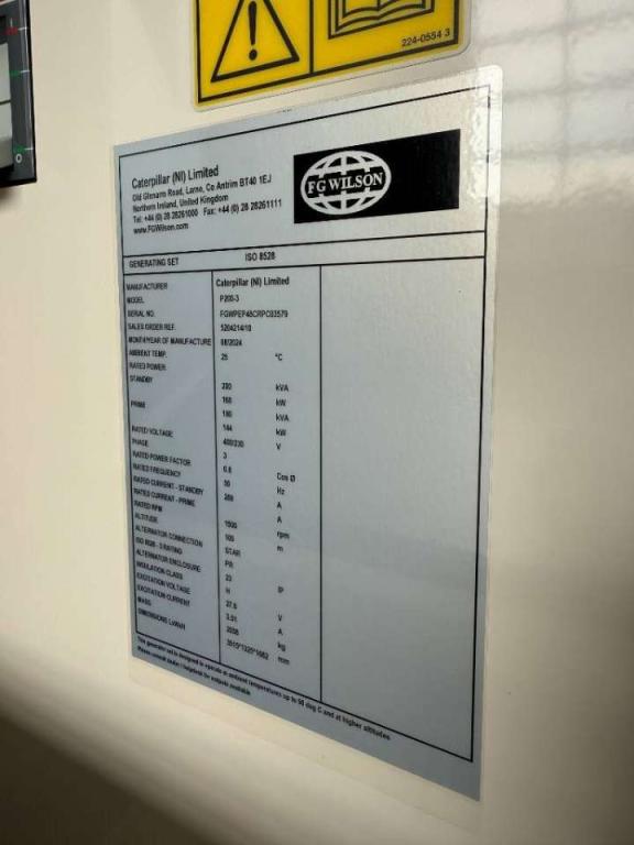FG Wilson P200-3 - 200 kVA Genset - DPX-16011 Photo 6