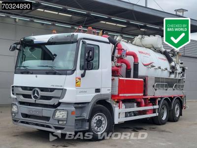 Mercedes-Benz Actros 2544 6X2 Vacuum truck Saug und druck Aufbau Semi-Automatic Euro 5 en vente par BAS World B.V.