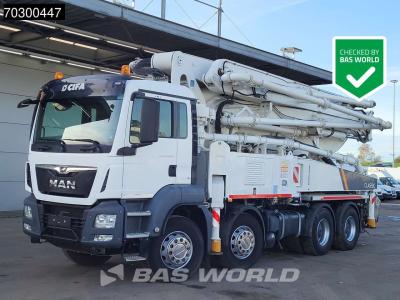 Man TGS 41.460 8X4 CIFA K40C-PU1607 Pump 935hours! Big-Axle Steelsuspension Euro 6 en vente par BAS World B.V.