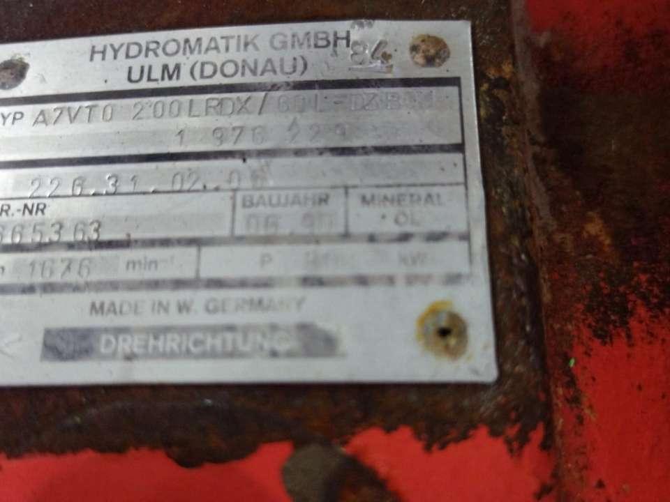 Pompe hydraulique pour Brueninghaus Hydromatik A7VTO 200 LRDX Photo 2