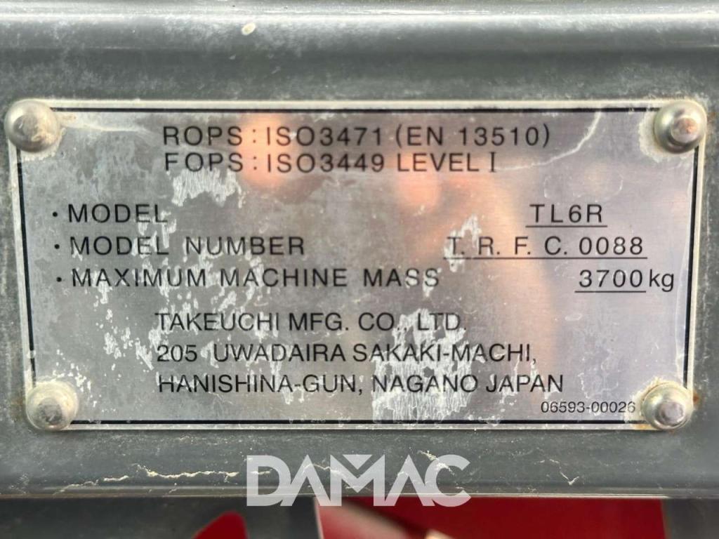 Takeuchi TL6R Photo 29