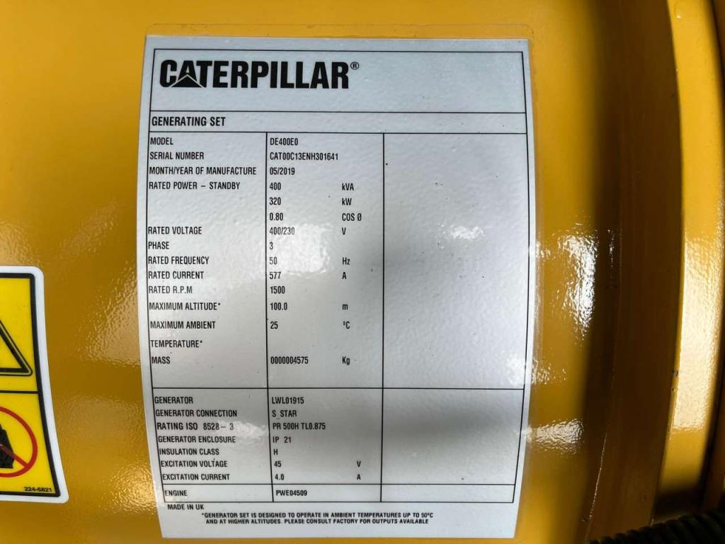 Caterpillar DE400EO 400 kVA Silent generator Photo 17