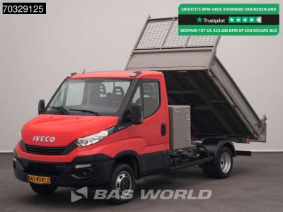 Iveco Daily 35C12 Kipper met Kist Dubbellucht 3,5t Trekhaak Airco Cruise Euro6 Tipper Benne Kieper Airco en vente par BAS World B.V.