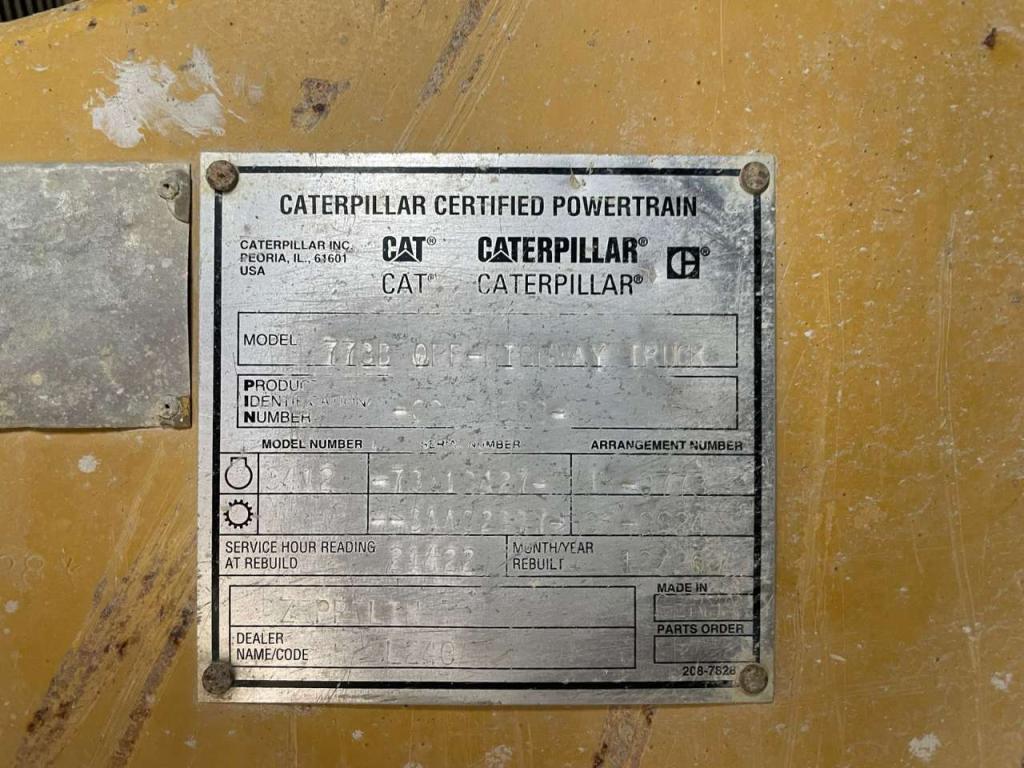 Caterpillar 773B Photo 24