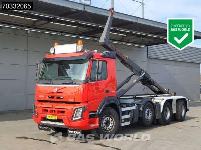 Volvo FMX 460 FMX 8X4 NL-Truck 30 tons AJK containersystem Wide Spread Big-Axle VEB+ Euro 6 en vente par BAS World B.V.