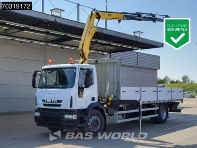 Iveco Eurocargo 180E250 4X2 HYVA V911 3S Kran Crane Manual Euro 5 en vente par BAS World B.V.
