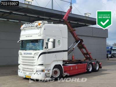 Scania R580 R 6X2 NL-Truck HIAB XR21SL56 Manual ACC Full Air Euro 6 en vente par BAS World B.V.