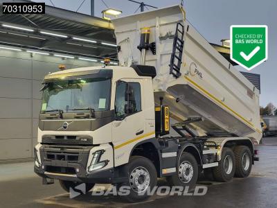 Volvo FMX 460 8X4 NEW! 13L Engine 19m3 Wielton Kipper Steelsuspension Big-Axle Automatic Euro 6 en vente par BAS World B.V.