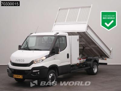 Iveco Daily 35C14 Kipper met Kist Dubbellucht 3,5t Trekhaak Airco Cruise Euro6 Tipper Benne Kieper A/C To en vente par BAS World B.V.