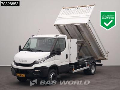 Iveco Daily 65C15 3.0L Kipper Dubbellucht 150PK Airco Cruise Euro6 Tipper Benne Kieper A/C Cruise control en vente par BAS World B.V.
