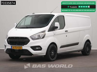 Ford Transit Custom  130PK L2H1 LED Airco Cruise Camera Parkeersensoren v+a APK 06-2027 Euro6 L2 Airco C en vente par BAS World B.V.