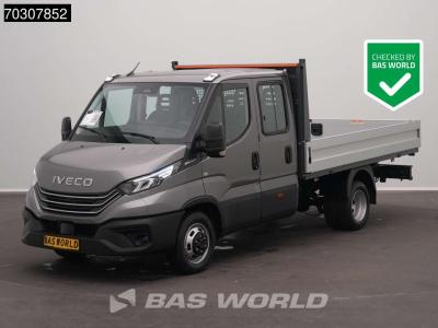 Iveco Daily 35C21 3.0L Automaat Dubbel Cabine Open Laadbak 210PK ACC LED Airco Camera CarPlay Parkeersens en vente par BAS World B.V.