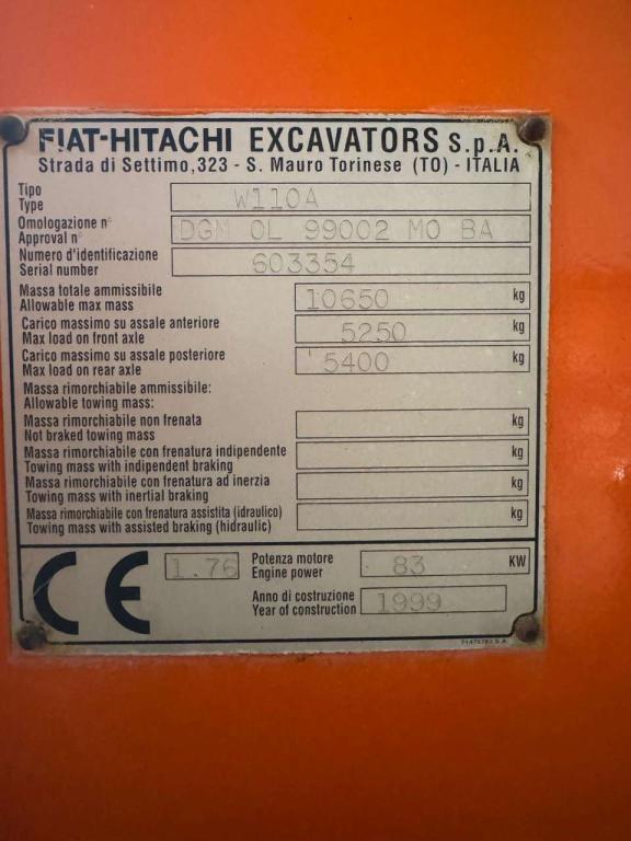 Fiat Hitachi W110 Photo 12