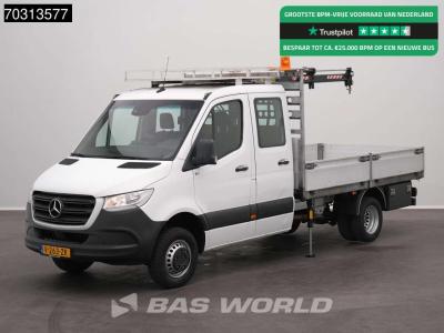 Mercedes-Benz Sprinter 514 CDI Automaat Kraanwagen 995kg HIAB T-CLX 018 B-2 Dubbel Cabine Trekhaak Airco Imperiaa en vente par BAS World B.V.