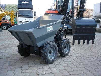 Gior 300 DUMPER 4 RUOTE MOTRICI - PORTATA KG 300 en vente par Giordano Srl