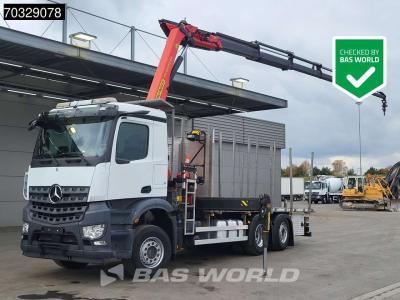 Mercedes-Benz Actros 2536 6X2 Palfinger PK18502 SH Kran Crane 6 extensions Lift axle Euro 6 en vente par BAS World B.V.