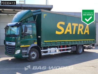 Daf CF 290 4X2 19tonner curtainsider 1500kg Ladebordwand Automatic ACC Euro 6 en vente par BAS World B.V.